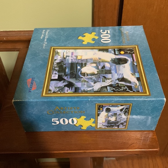 LEAPYEAR- 500 Piece Puzzle 🧩 Unopened-Design:Wolf Collage 🆕 Artist Collection - Picture 8 of 9